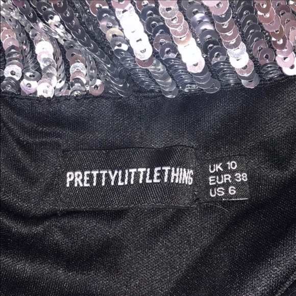 Final price! Pretty Little Thing sequin dress sz 6 - Picture 5 of 5